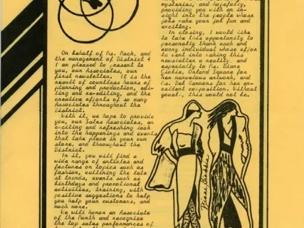 Newsletter - Vol. 1, no. 1
October, 1979