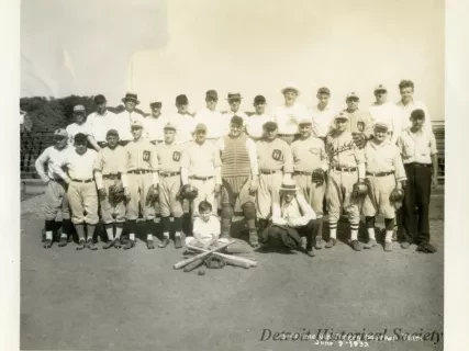 Print, Photographic - Belle Isle Old Timers Baseball Team