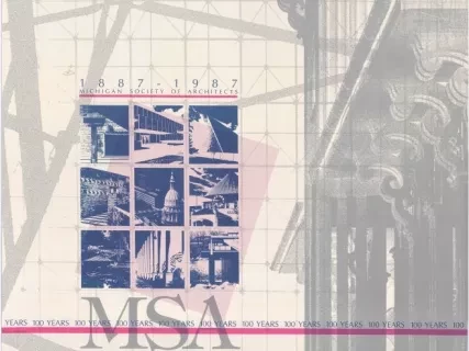 Poster - MSA 100 Years