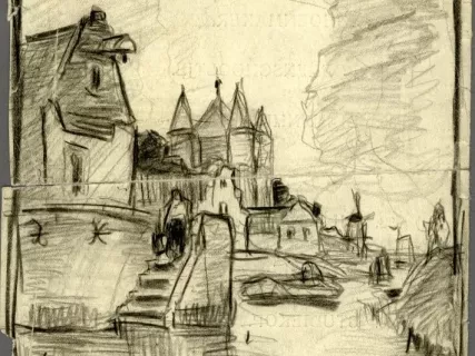 Drawing - View on Hattem
