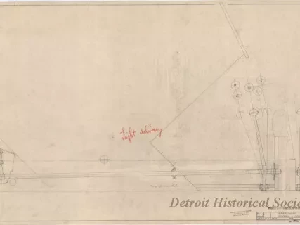 Drawing, Technical - Gear Shift Control - Comm.
