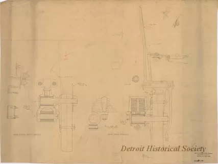 Drawing, Technical - Rear Spring Front Shackle,
Rear Spring Trunnion