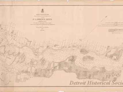 Chart, Navigational - St. Lawrence River, Detail Sheet No. 6,
From Galop Rapids to Point Iroquois