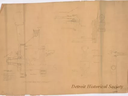 Drawing, Technical - Cyclecar Rear Axle Assembly