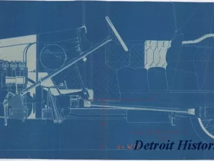 Blueprint - Scripps Booth Model "C" 1915