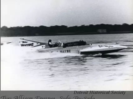 Print, Photographic - Two Allison Engines Side-By-Side