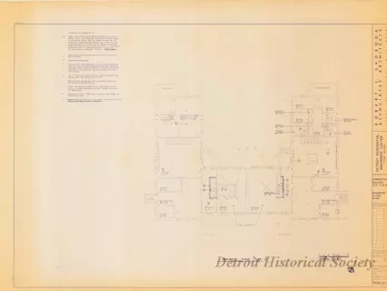 Blueprint - Detroit Residential Manpower Center
Fort Wayne, Detroit, Michigan