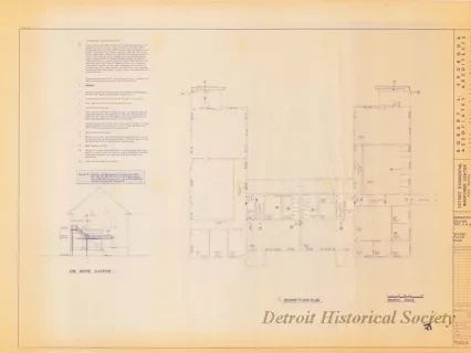 Blueprint - Detroit Residential Manpower Center
Fort Wayne, Detroit, Michigan