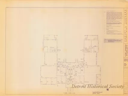 Blueprint - Detroit Residential Manpower Center
Fort Wayne, Detroit, Michigan