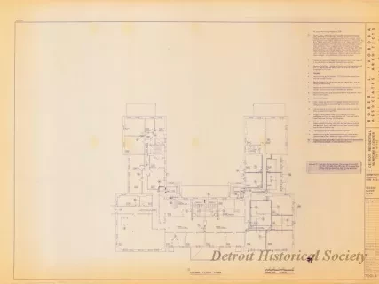 Blueprint - Detroit Residential Manpower Center
Fort Wayne, Detroit, Michigan
