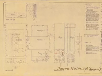 Blueprint - Detroit Residential Manpower Center
Fort Wayne, Detroit, Michigan