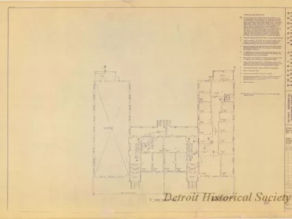 Blueprint - Detroit Residential Manpower Center
Fort Wayne, Detroit, Michigan