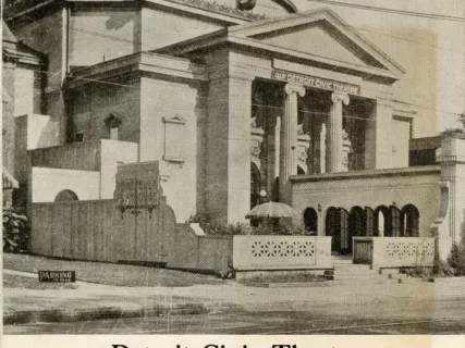 Program, Theater - Detroit Civic Theatre, Vol. IV, No. 28