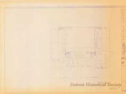 Blueprint - Detroit Residential Manpower Center
Fort Wayne, Detroit, Michigan