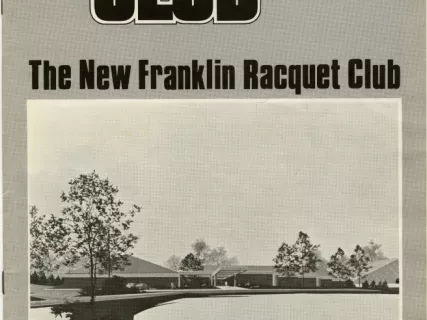 Newsletter - The Racquet Club, Fall 1976