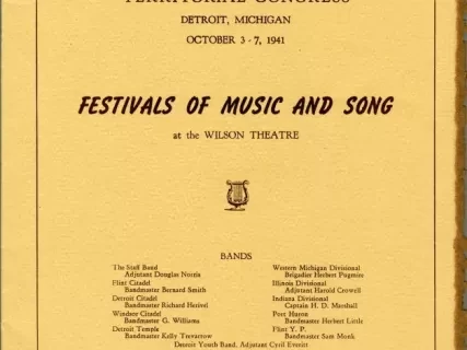Program, Concert