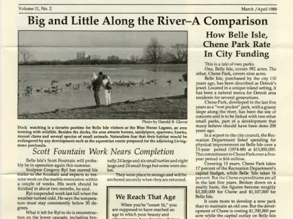 Newsletter - Friends of Belle Isle News, Vol. 11, No. 2
