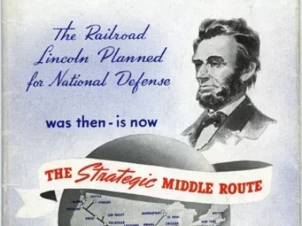 Map - Map of the United States Showing Military Posts