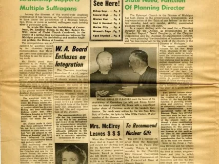 Newspaper - The Record, Vol. VII, No. 8, September 1958