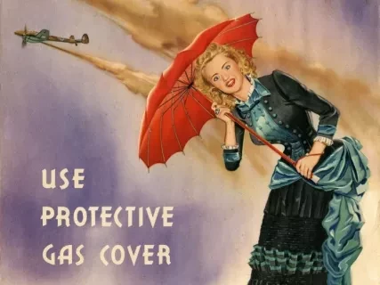 Poster - Don't be a fool - Use Protective Gas Cover