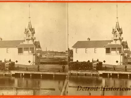 Stereograph - Excelsior Boat House