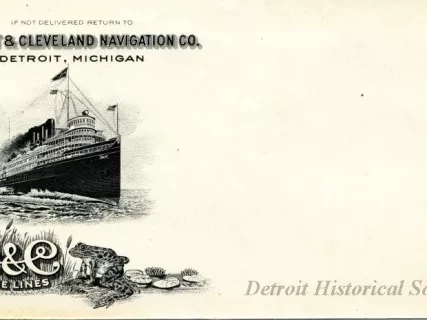 Envelope - Detroit & Cleveland Navigation Co.