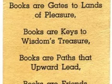 Bookmark - Book Mark,
Shapero's Circulating Library