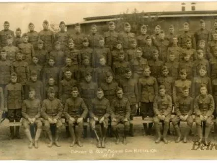 Print, Photographic - Company B. 120th Machine Gun Battalion