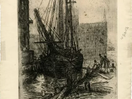Print - Early Detroit Landscape