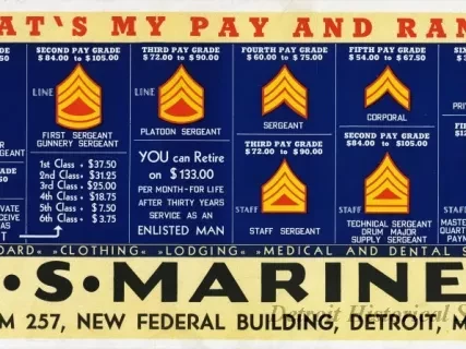 Poster, Informational - What's My Pay and Rank?