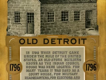 Sign, Informational - Old Detroit