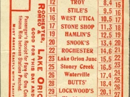 Ticket, Transportation