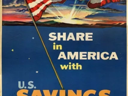 Poster - Share in America with U.S. Savings Bonds
