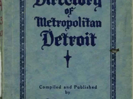 Directory - Directory of Churches and Other Religious Organizations in Metropolitan Detroit