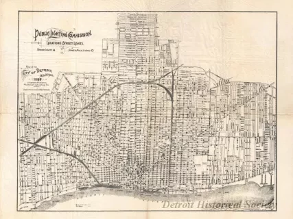 Map - Public Lighting Commission, Locations of Street Lights