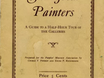 Guidebook - Six Great Painters, a Guide to a Half-Hour Tour of the Galleries