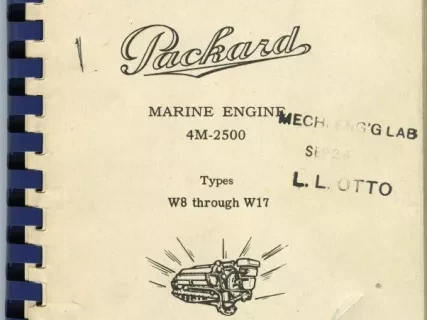 Manual - Operating Manual Packard Marine Engine 4M-2500, Sixth Edition