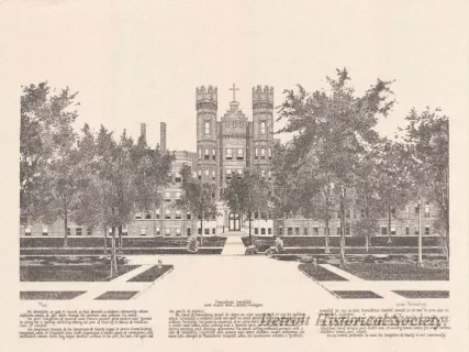 Print - Providence Hospital,
West Grand Boulevard, Detroit