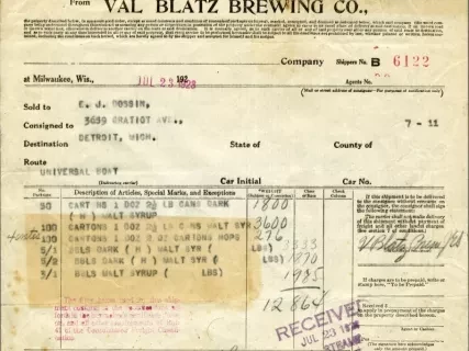 Bill of Lading