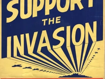 Poster - Support the Invasion