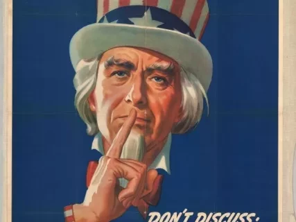 Poster - I'm Counting On You!
Don't Discuss: Troop Movements, Ship Sailings, War Equipment