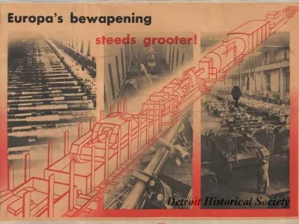 Poster - Europa's bewapening steeds grooter!
[Europe's weapons always greater!]