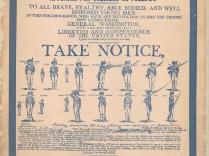 Poster - The Father of Our Country Appealed For Soldiers As Follows