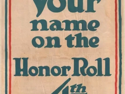 Poster - Is Your name on the Honor Roll