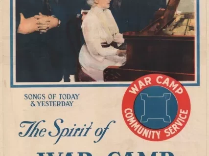 Poster - Songs of Today & Yesterday,
The Spirit of War Camp Community Service