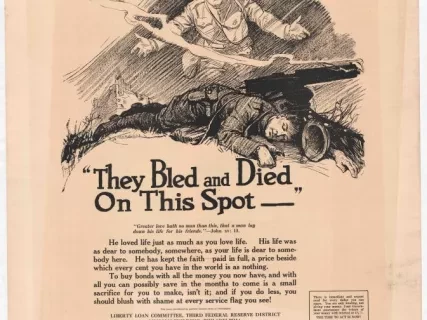 Poster - They Bled and Died on this Spot