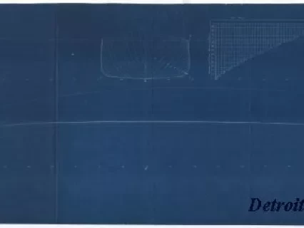 Blueprint - Steamers No. 144 and 145, Line Draft
[SS Eastern States and SS Western States]