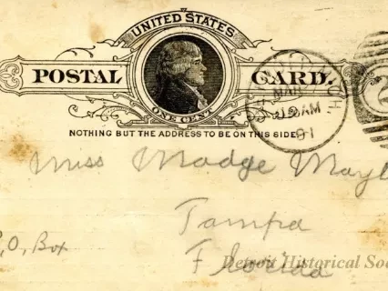 Postcard - J. F. Weber & Co.