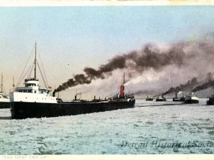 Postcard - 12502  The First Trip Up