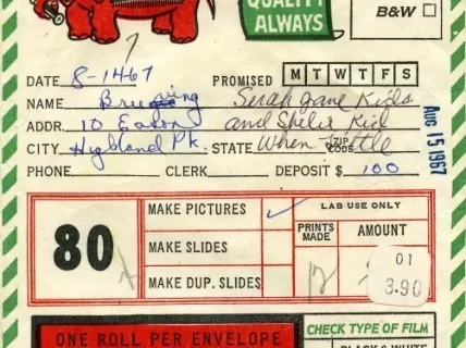 Envelope, Shipping - Cunningham Drug Stores